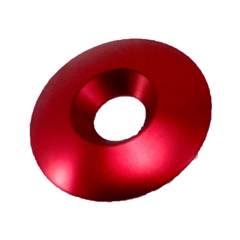 Conical Washer 5/16"-8mm x 33mm - Red Aluminum