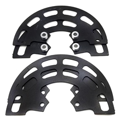 Aluminum Mini Gear 4 Hole Sprocket Guard Set 6.75"