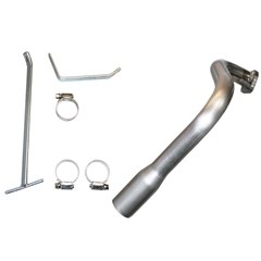 Exhaust Pipe and Bracket for Predator Ghost Engine