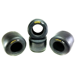 Vega MCS Yellow Dirt Oval Tire Set