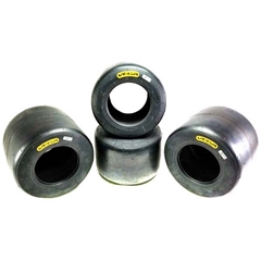 Vega MCS Yellow Dirt Oval Tire Set - Thin