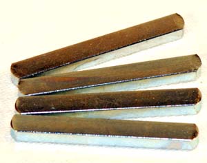 Key Kit for Phantom Axle Chrome 1/4 x 3/16 x 2