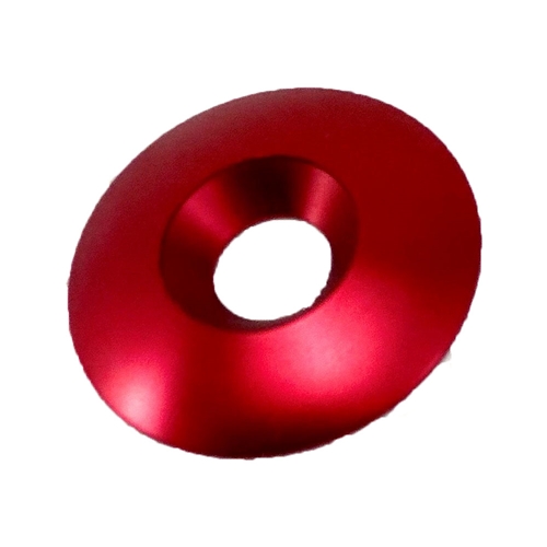Conical Washer 5/16"-8mm x 33mm - Red Aluminum