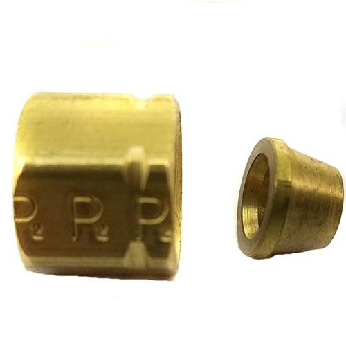 Brake Nut and Ferrule - 3/16"