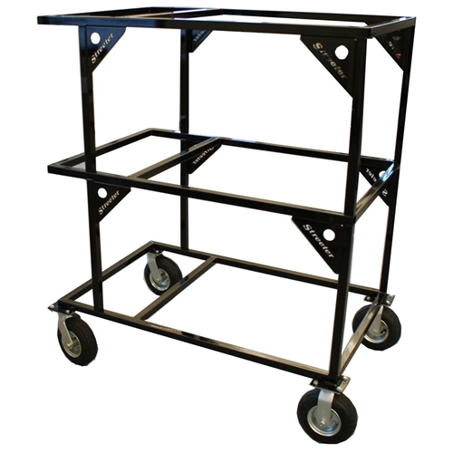 Triple Kart Rack Stand Sprint by Streeter - Black