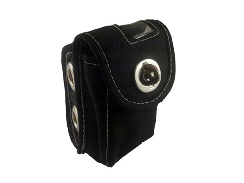 Transponder Pouch Black - Metal Locking Clasp