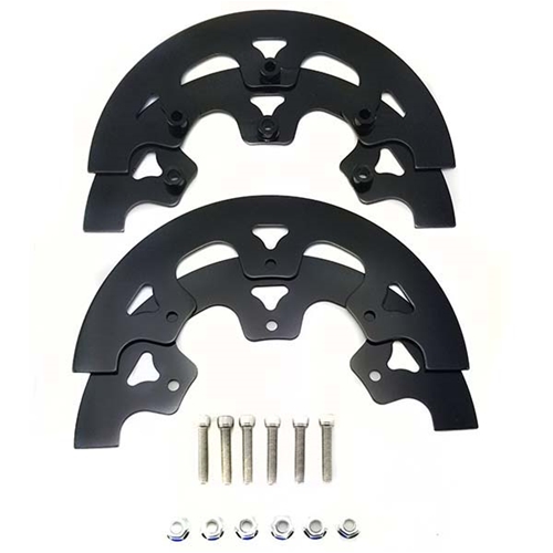 Black Aluminum Sprocket Guard 9" Light Weight 