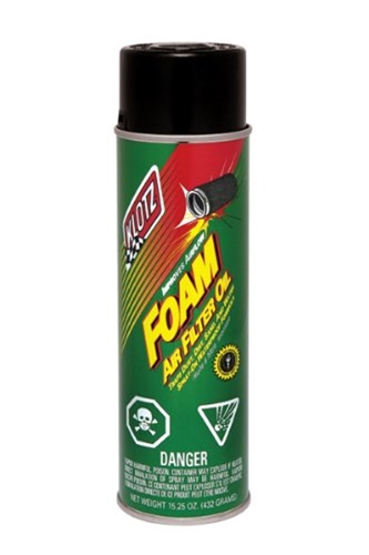 Klotz Foam Air Filter Red Oil 15.25oz Aerosol