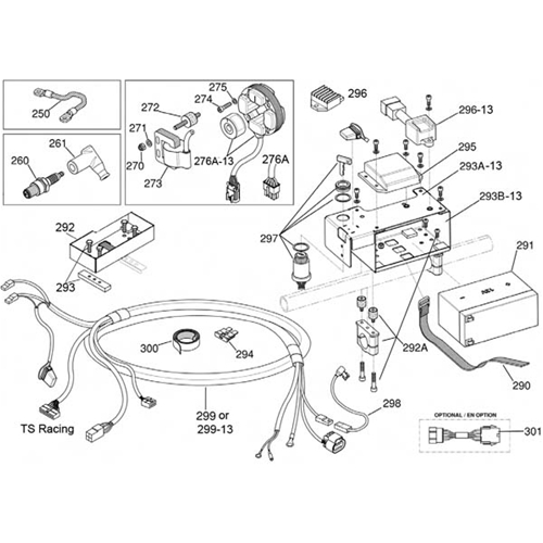 #292A Support Clamp 28mm - Battery Box